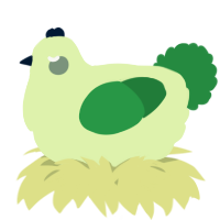 A apple and viridian chicken