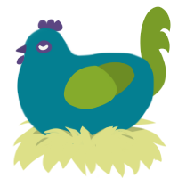 A sea and chartreuse chicken