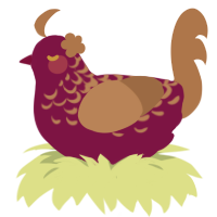 rose spirits, a wine and brown chicken with a half-lace pattern