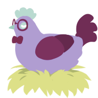 Would You Be So Kind, a blurple and wine chicken