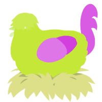 A lime and orchid chicken