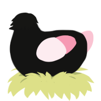 ibuprofen, a black and rose chicken