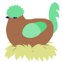 A brown and spring chicken