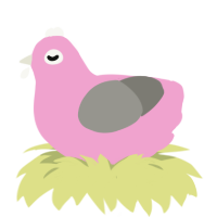 Expired Raw Nugget, a pink and ash chicken