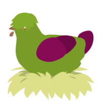 A chartreuse and wine chicken