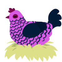 (unnamed), a orchid and tumblr chicken with a lace pattern
