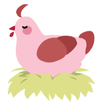 A rose and red chicken