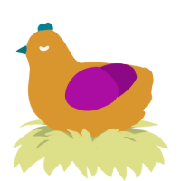 single dollar bill, a orange and plum chicken
