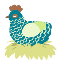銅貨, a sea and apple chicken with a lace pattern