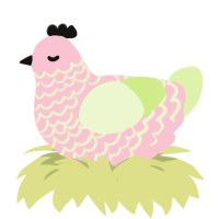 Gothic Rose, a rose and apple chicken with a lace pattern