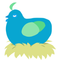 A cerulean and spring chicken