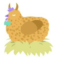 A honey and gold chicken with a speckle pattern