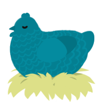 A sea chicken with a lace pattern