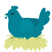 A sea chicken with a lace pattern