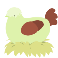 A apple and russet chicken