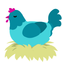 NUS High School, a aqua and sea chicken with a head pattern