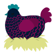 Incomplete Darkness, a tumblr and wine chicken with a lace pattern