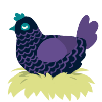 Nightlife, a tumblr and overcast chicken with a lace pattern