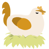 Tres Leches, a cream and ochre chicken