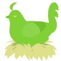 A grass chicken