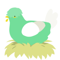 A spring and white chicken