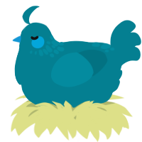 A sea chicken with a neck-speckle pattern