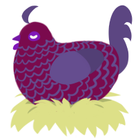 Dinner Accident, a wine and overcast chicken with a lace pattern