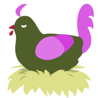 A olive and orchid chicken