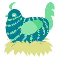 Tora, a sea and spring chicken with a bar pattern