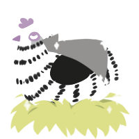 Snowblindness, a mist and black chicken with a bar pattern