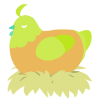 A honey and lime chicken with a head pattern