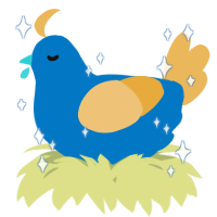 A sapphire and honey chicken
