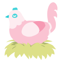 Trans Mission, a rose chicken with a head pattern
