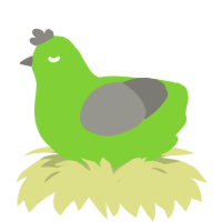 liquid goo, a grass and ash chicken