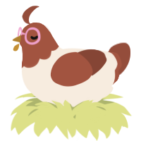 A cream and russet chicken with a head pattern
