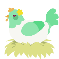 Lynx, a white and spring chicken with a head pattern