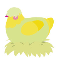 (unnamed), a lemon and yellow chicken with a head pattern