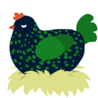 (unnamed), a tumblr and leaf chicken with a speckle pattern