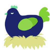 Game Boy Advance, a navy and grass chicken