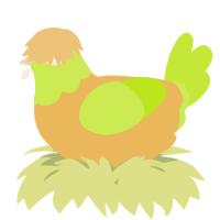 A honey and lime chicken with a head pattern