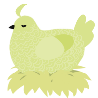 A lemon chicken with a double-lace pattern