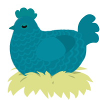 A sea chicken with a lace pattern