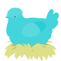 A aqua chicken