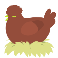 A russet chicken