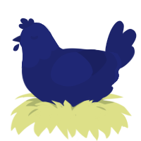 In the Navy, a navy chicken with a head pattern
