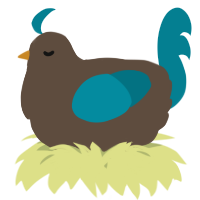 A bark and sea chicken