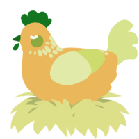 A honey and lemon chicken with a neck-speckle pattern