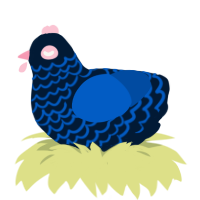 Criminal Activity, a tumblr and ultramarine chicken with a lace pattern