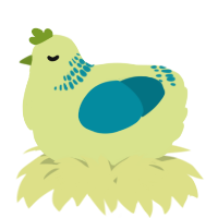 A lemon and sea chicken with a neck-band pattern