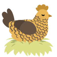 Wheat Thick, a honey and bark chicken with a lace pattern